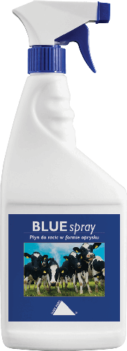 Зміцнюючий антібактерійний спрей для копит з хелатами міді і цинку Blue Spray