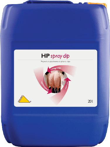 HP spray dip
препарат для
машинної
дезинфекції
сосків
після доїння